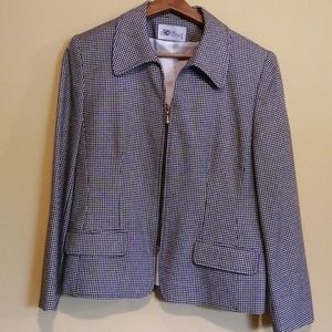 D"Oraz  vintage houndstooth  blazer ,Size 8